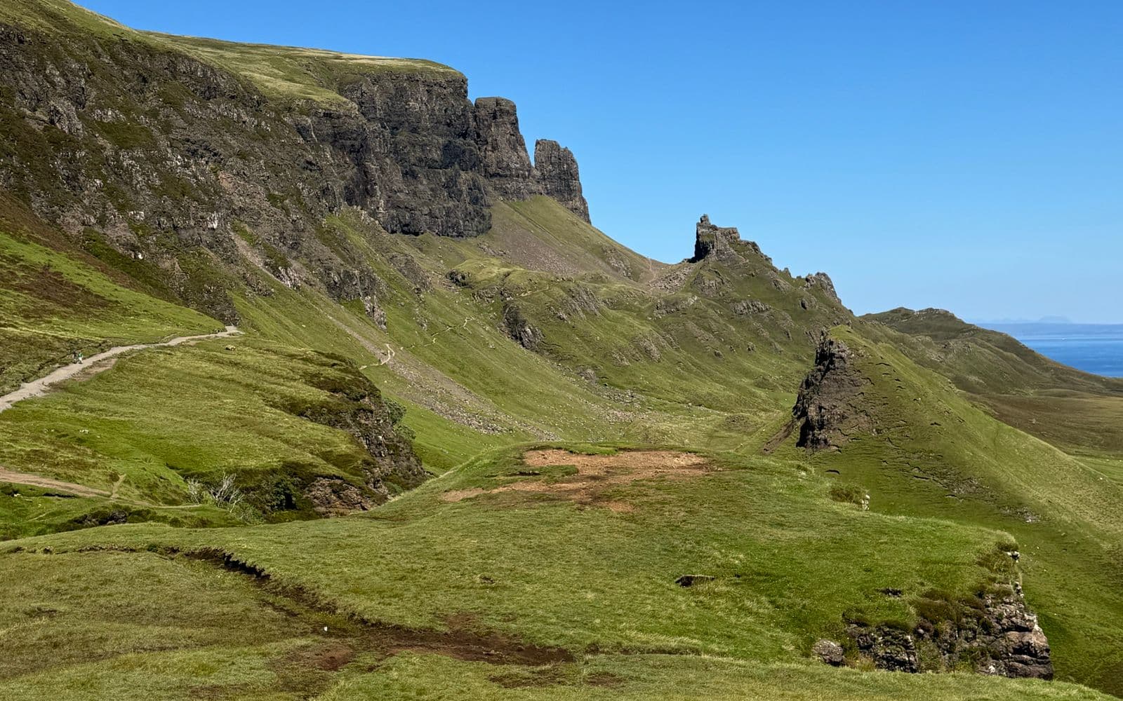The Quiraing landslip on the Isle of Skye