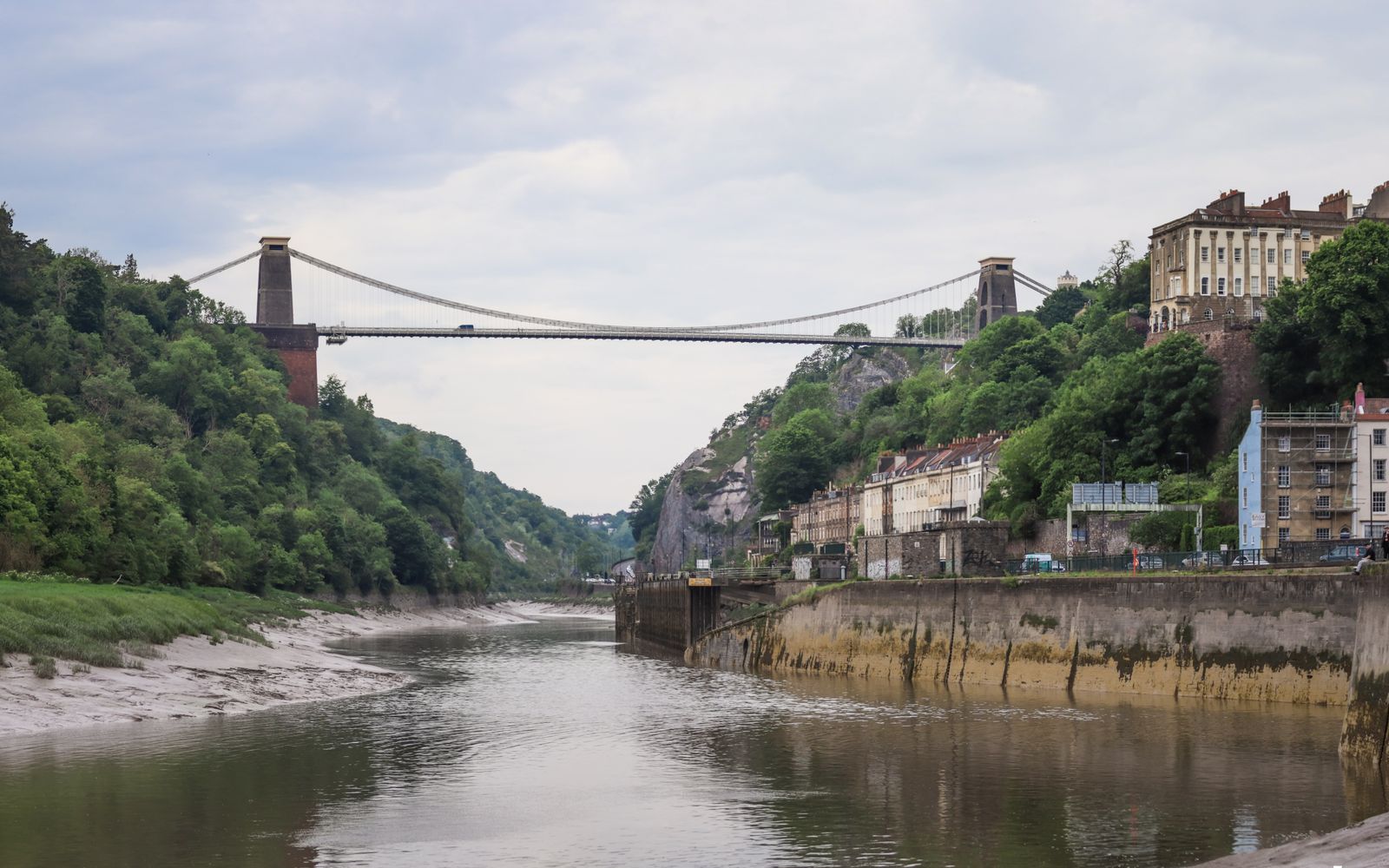 The Clifton Suspension Bridge over the Avon Gorge, Bristol