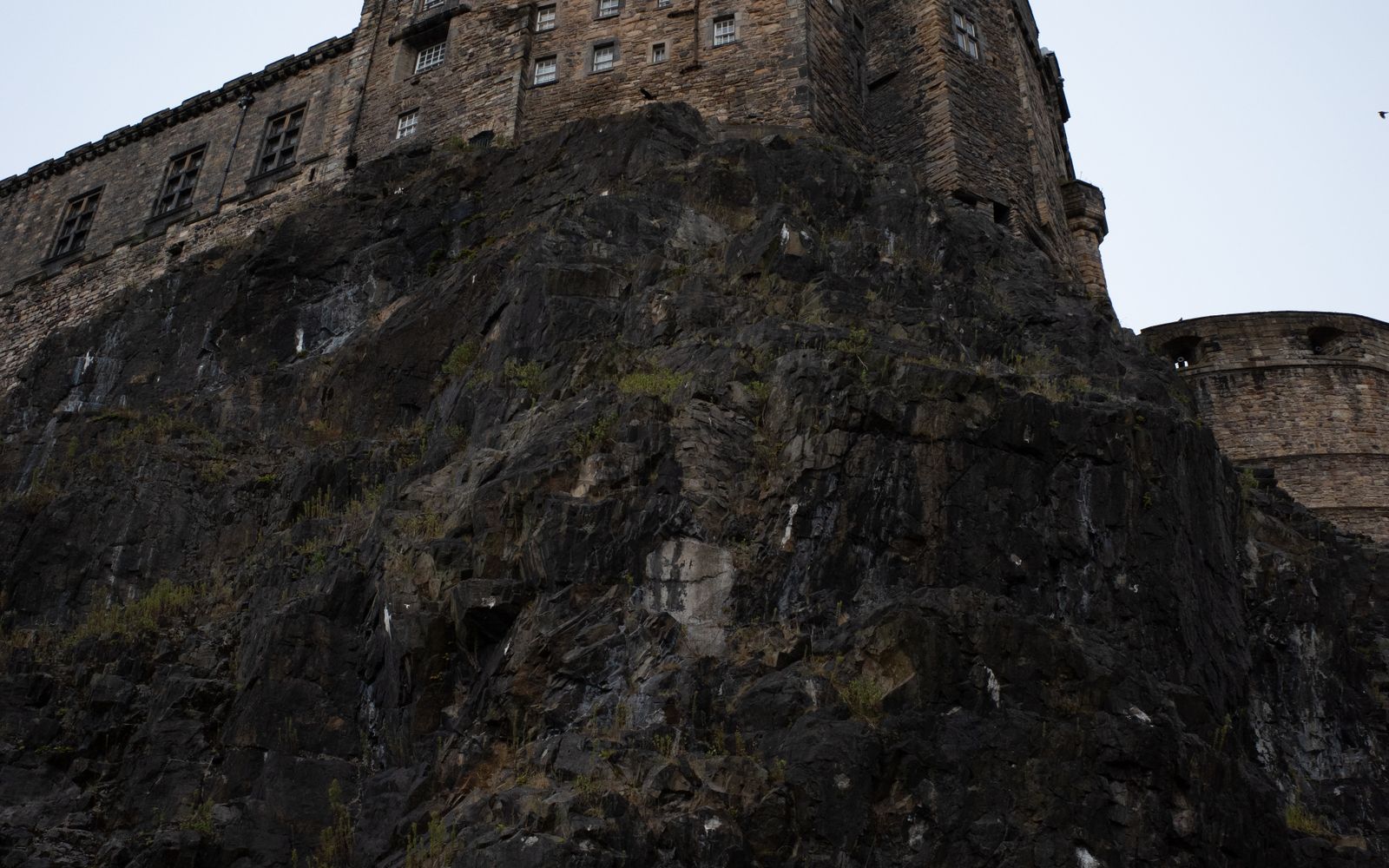 Edinburgh Castle on its rocky crag