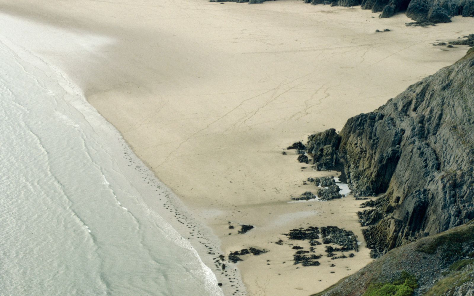 Three Cliffs Bay on the Gower near Swansea, Wales