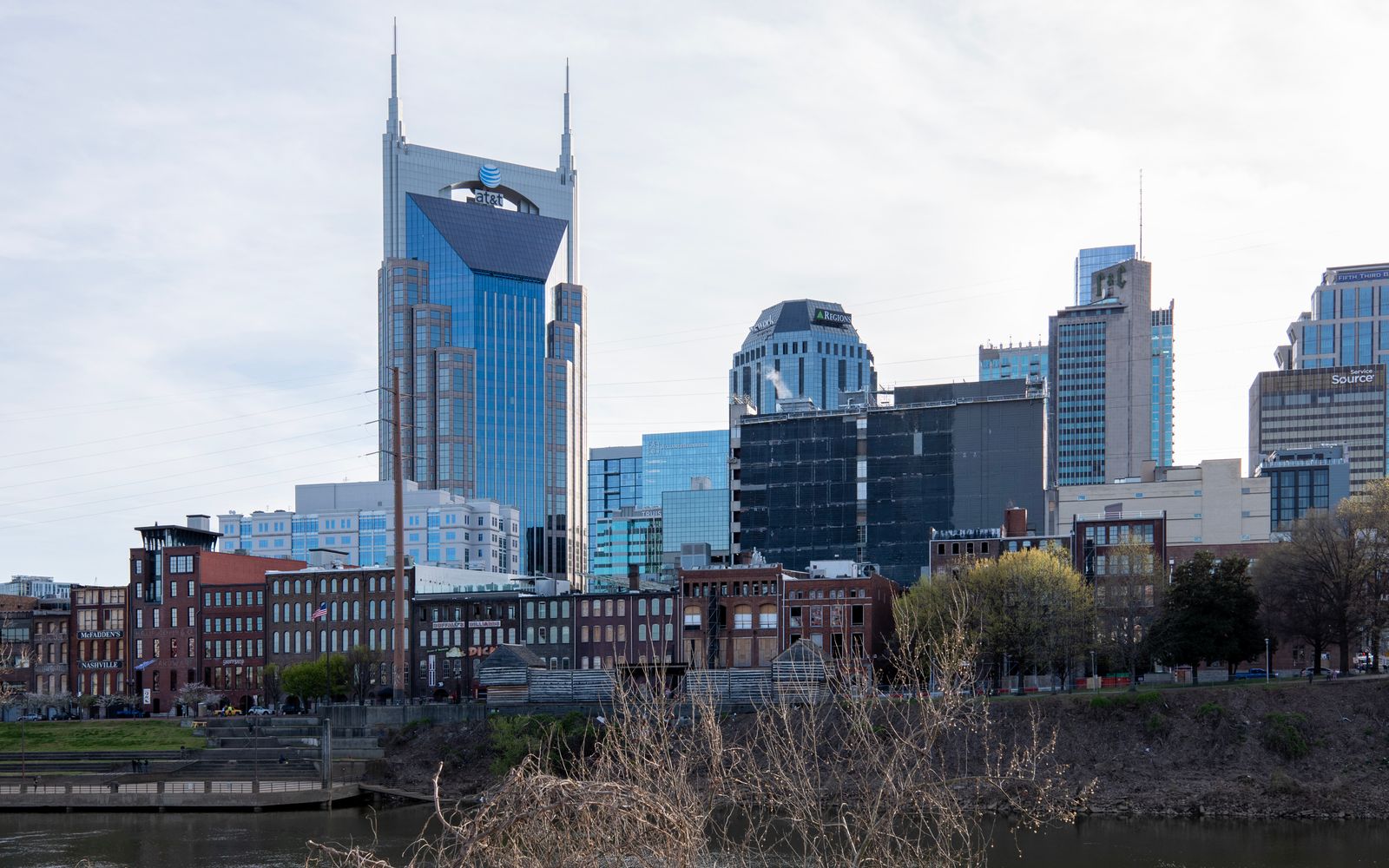 The downtown Nashville skyline, Tennessee