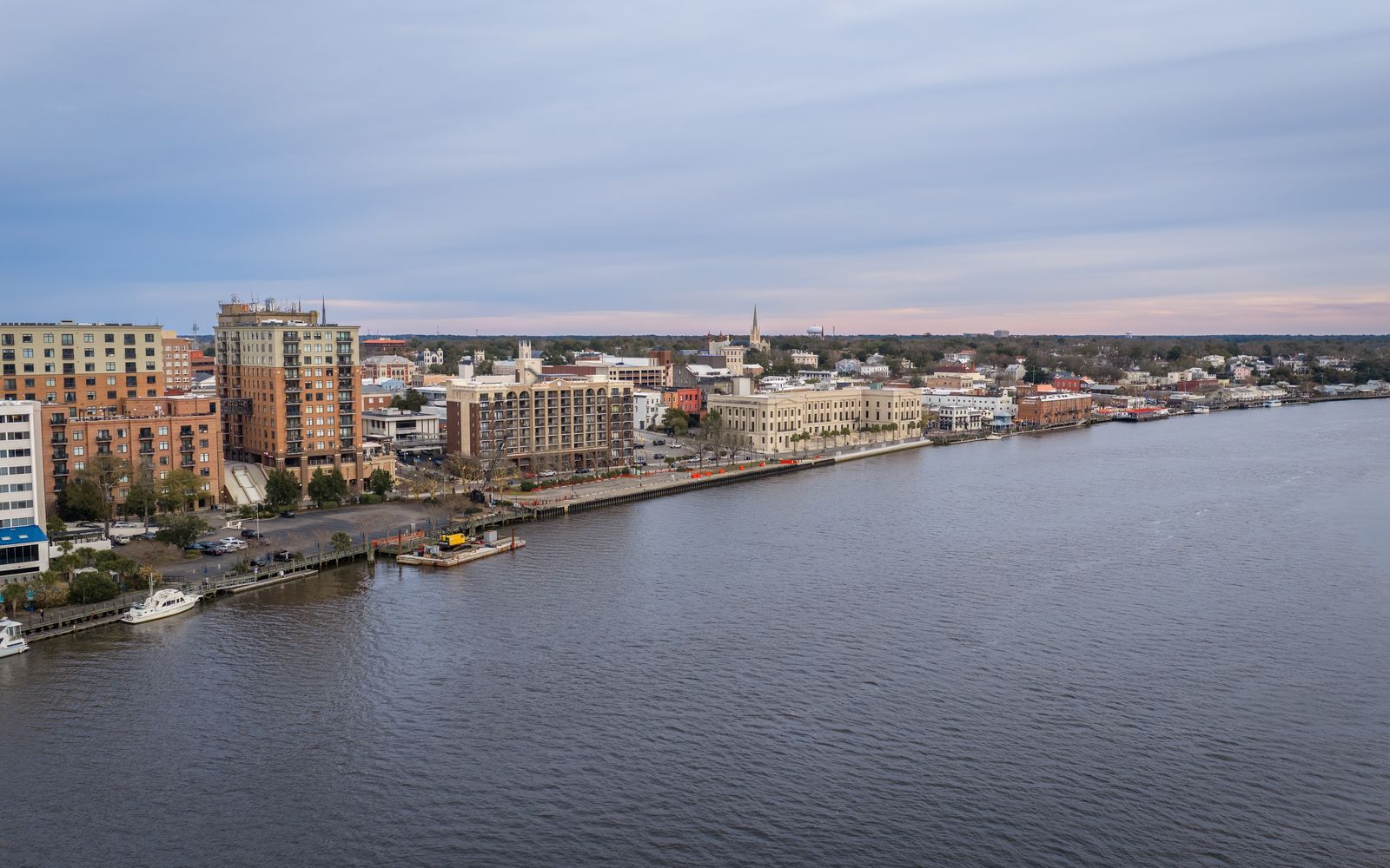 The riverfront at Wilmington, North Carolina